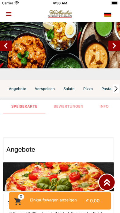 Weilbacher Schnitzelhaus Screenshot