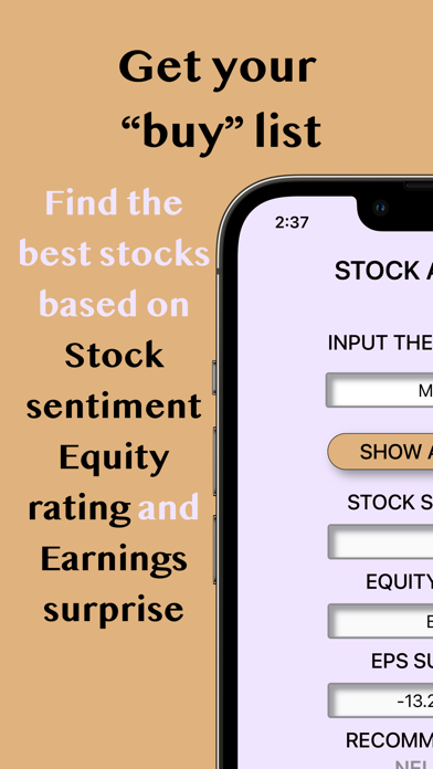 Stocks 2 Buy Screenshot