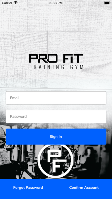 Pro Fit Training Gym Screenshot