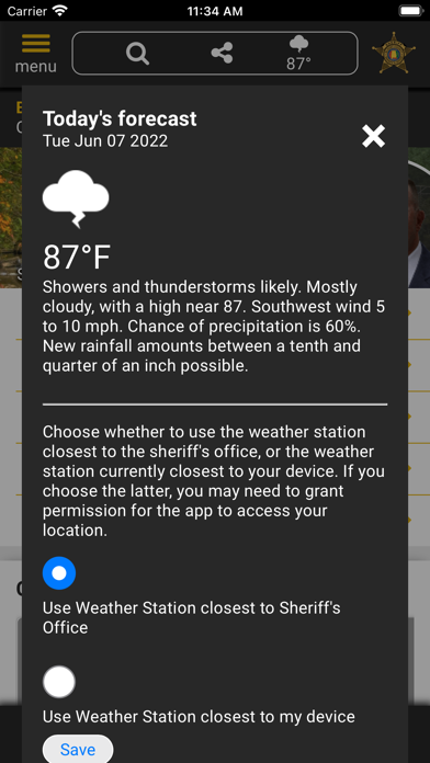 Blount County AL Sheriff Screenshot