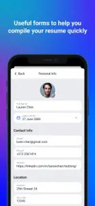 cvDoc: AI resume builder screenshot #5 for iPhone