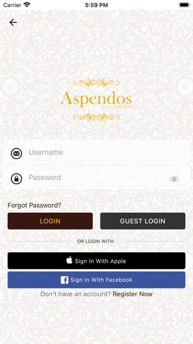 Aspendos Restaurants Screenshot