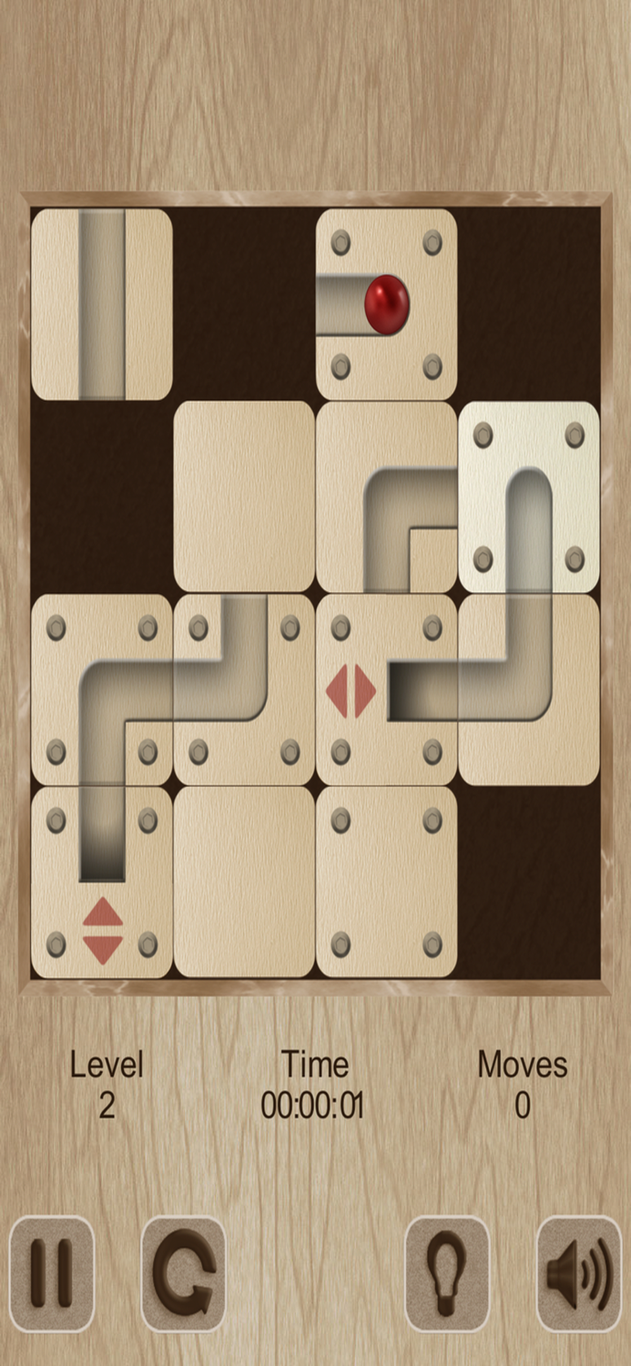 Roll the labyrinth portal ball