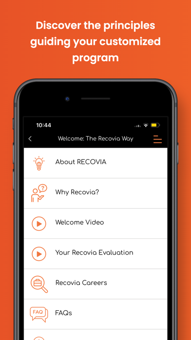 Recovia Screenshot