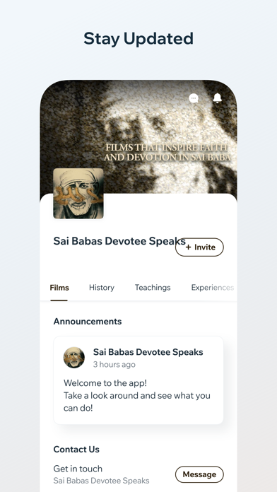 Sai Baba's Devotee Speaks Screenshot
