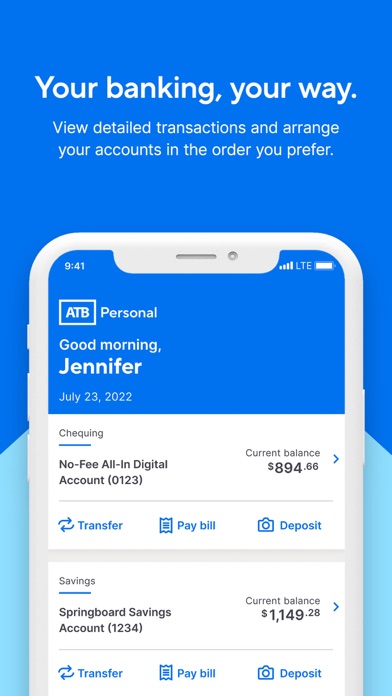 ATB Personal - Mobile Banking Screenshot