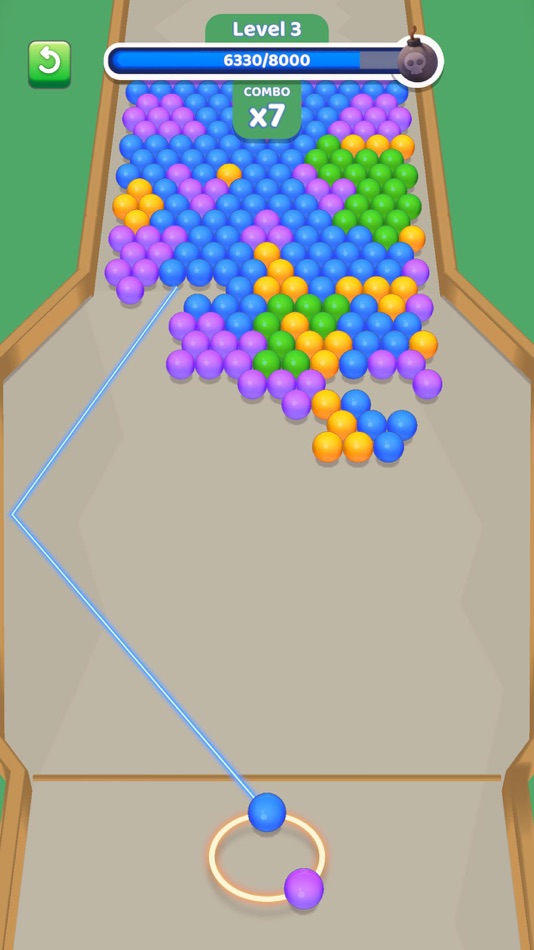 #3. Collapse Bubbles (iOS) 由: Bugbomb