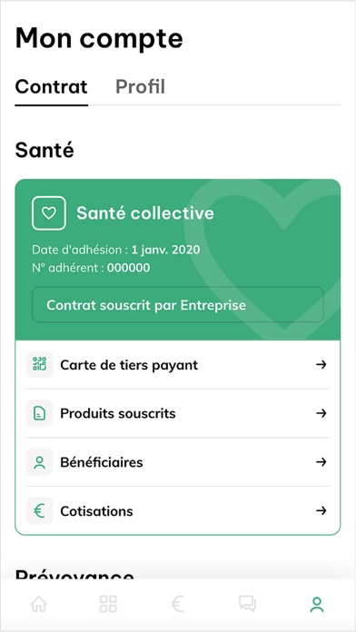 Mutuelle Ensemble Screenshot