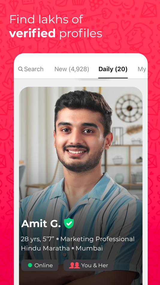 #3. Shaadi.com: Matrimony App (iOS) بواسطة: People Interactive (I) Pvt. Ltd.