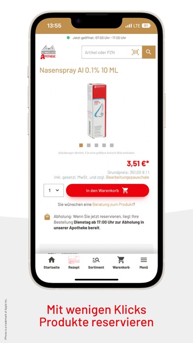 ST. NIKOLAUS APOTHEKE Goldbach Screenshot