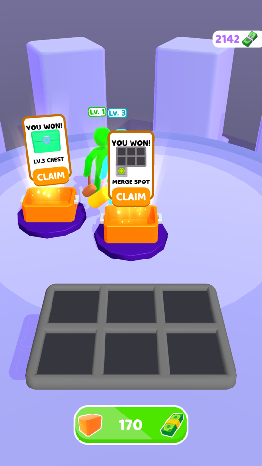 #6. Merge Chest (iOS) Podle: Marula Games OU