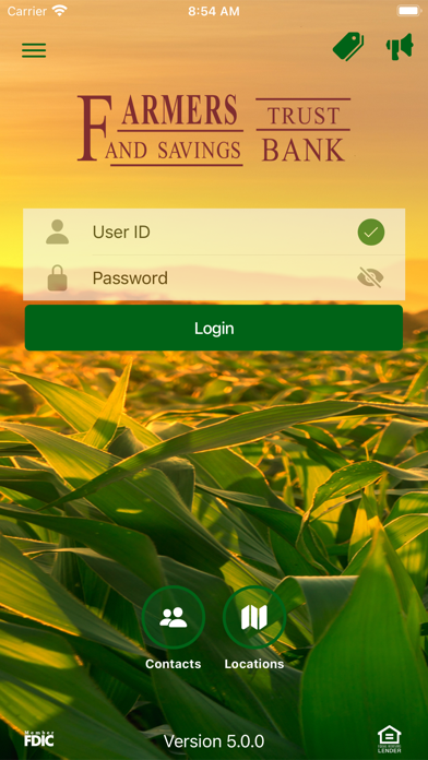 Farmers Trust & Savings Bank Screenshot