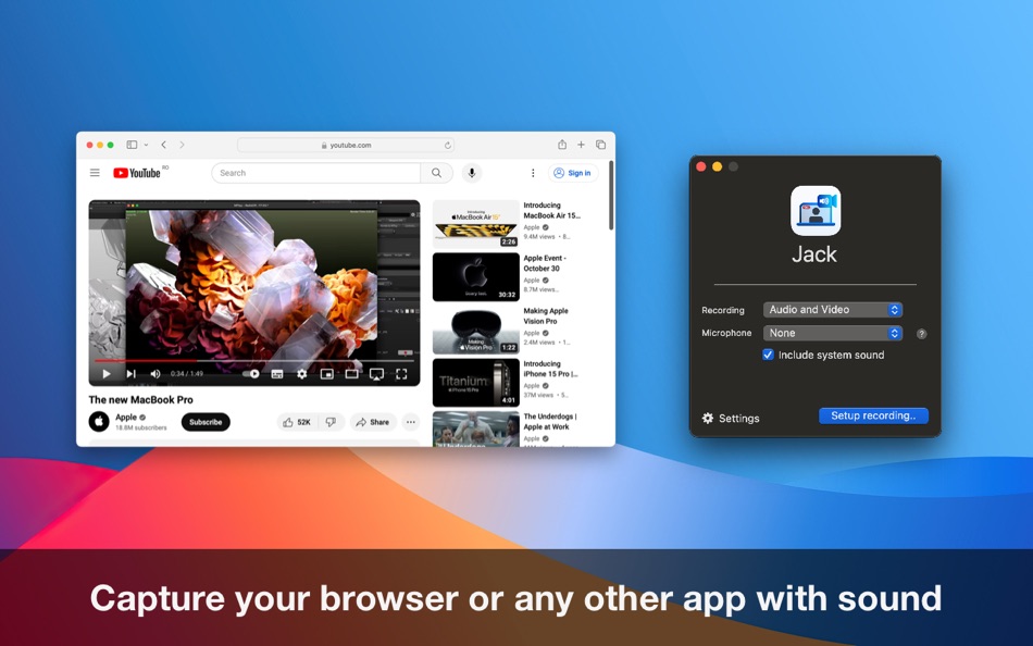 #2. Jack: Record with system audio (macOS) 由: Denk Alexandru