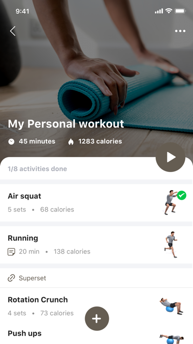 De Supergym fitness app screenshot 3