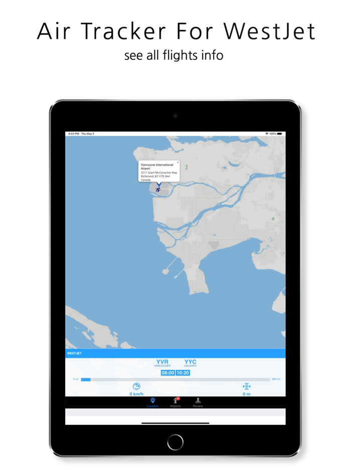 WJA  Tracker for WestJet