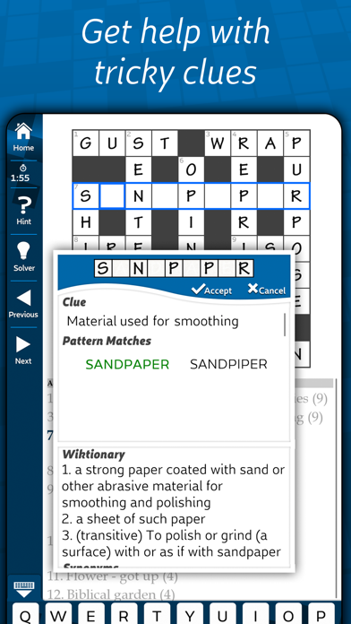 Astraware Crosswords screenshot 2