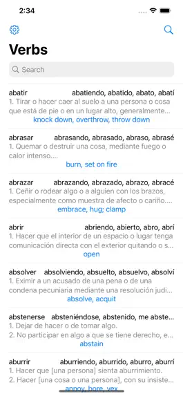 Game screenshot Verbos Español mod apk