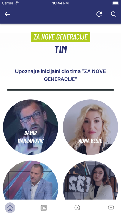 Za Nove Generacije Screenshot