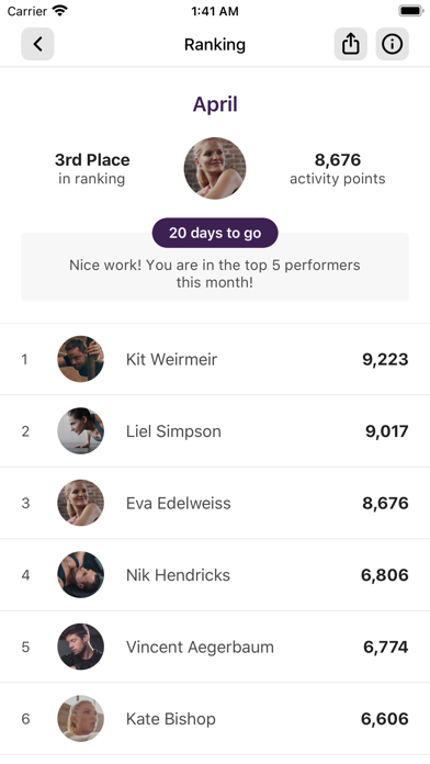 Bladium Sports & Fitness Club. Screenshot
