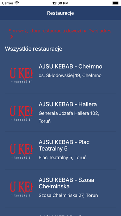 AJSU KEBAB Screenshot