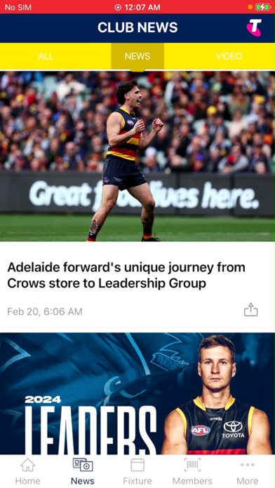 Screenshot #3 pour Adelaide Crows Official App