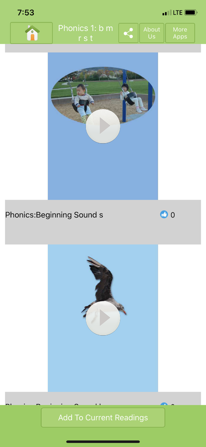 Phonics Audiocards Lite