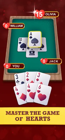 Game screenshot Hearts: Classic Card Game Fun hack