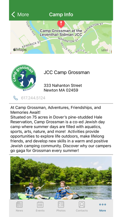 JCC Camp Grossman Screenshot