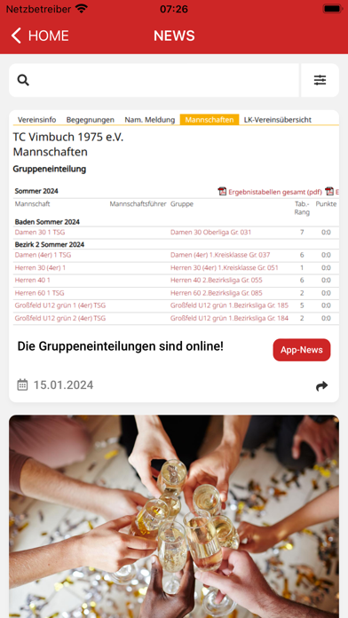 TC Vimbuch 1975 e.V. Screenshot 3 - AppWisp.com