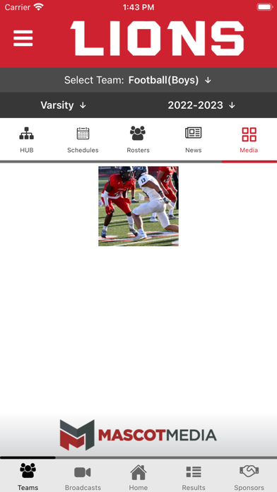 Searcy Lions Athletics Screenshot