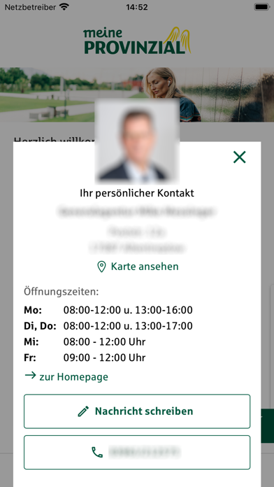 MeineProvinzial Kundenportal Screenshot