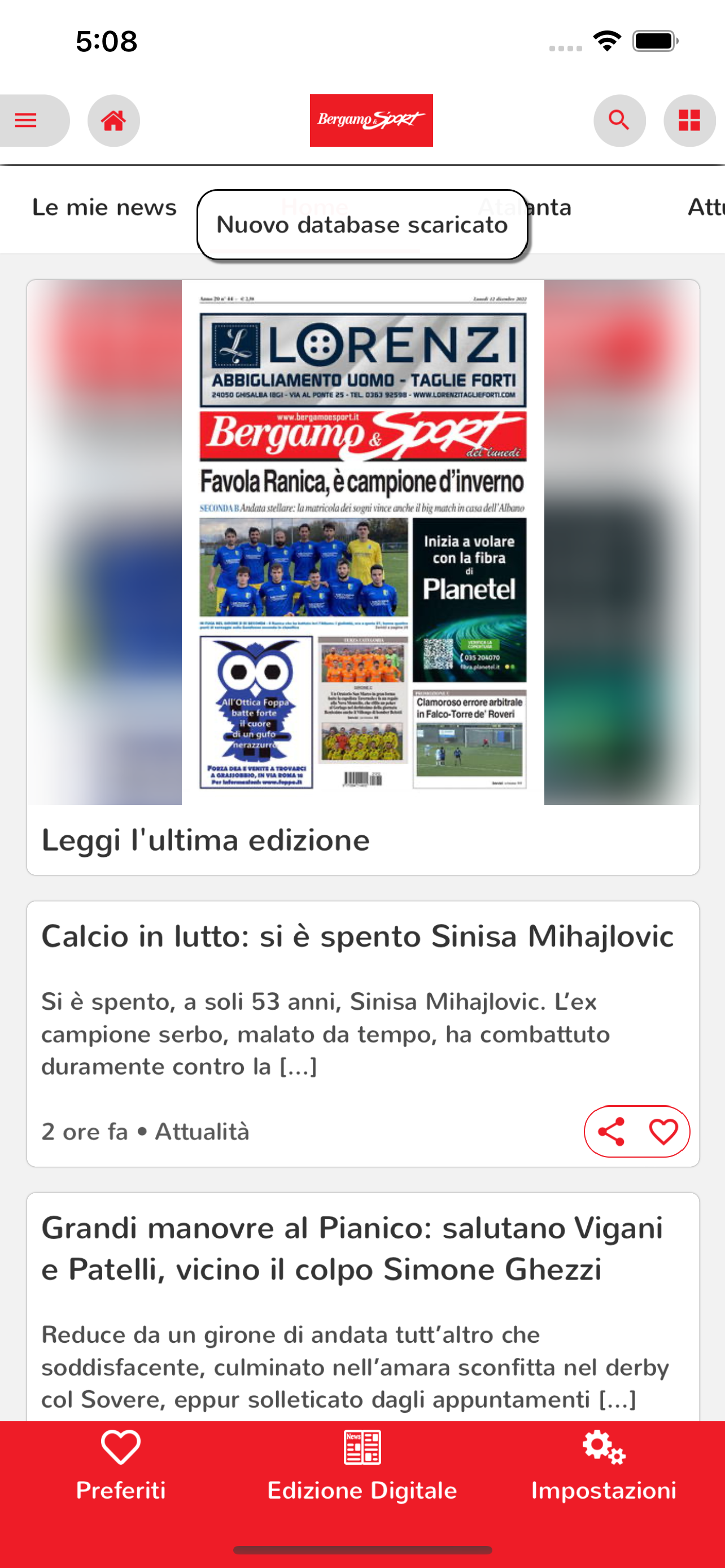 Bergamo & Sport