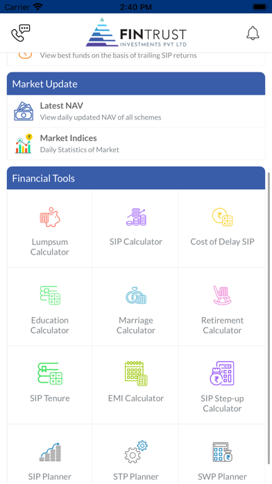 FinTrust Investments Screenshot
