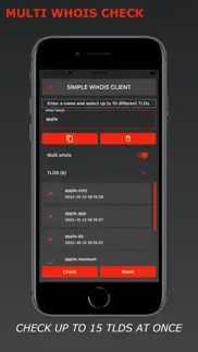 simple whois client iphone screenshot 2