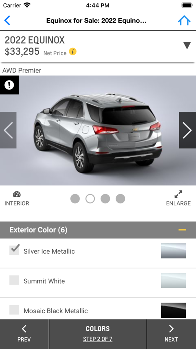 Chevrolet Equinox Screenshot