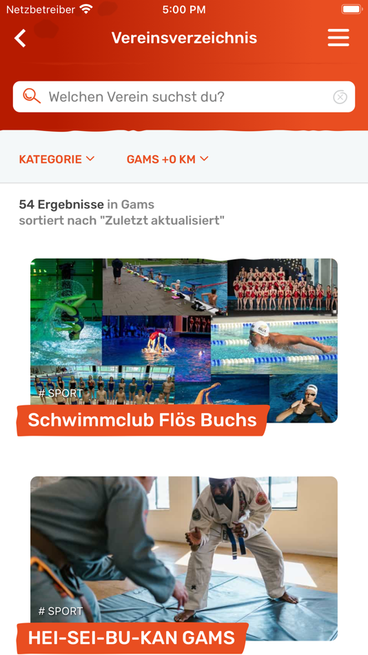 #2. Gemeinde Gams (iOS) Podle: Swisscom Directories AG
