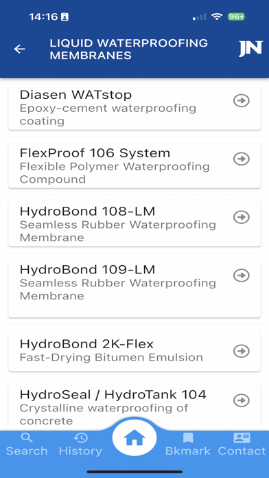 Newton Waterproofing App Screenshot
