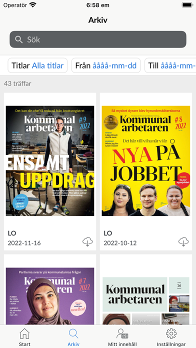 Kommunalarbetaren Screenshot