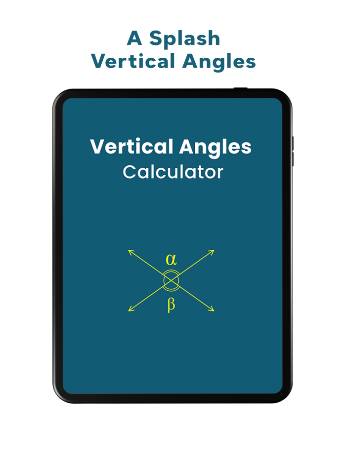 Vertical Angles Calculator