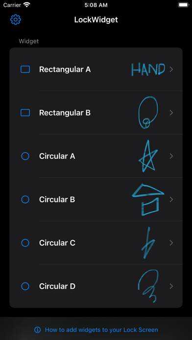 Lock Widget - Drawing Launcher Screenshot