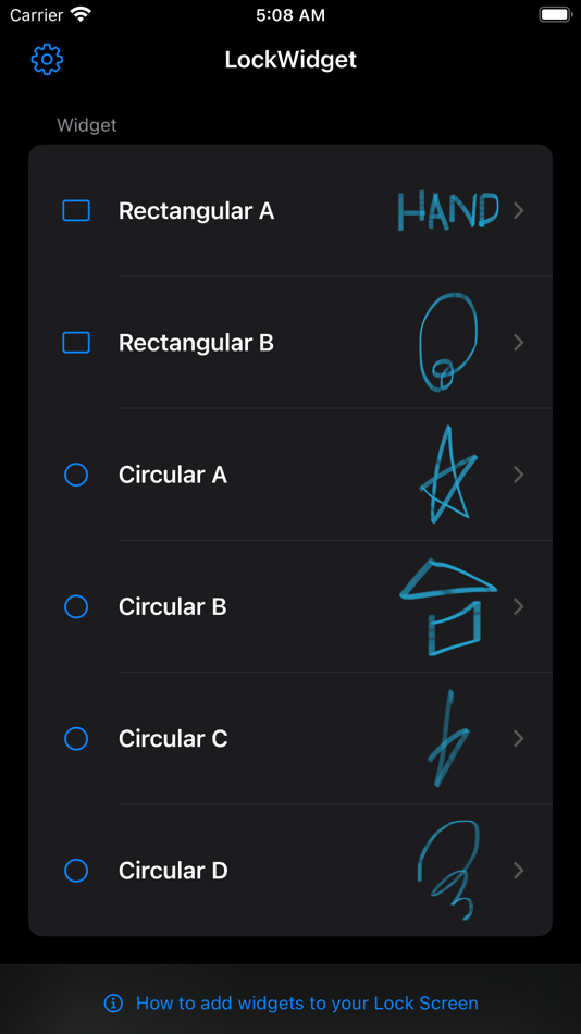 #4. Lock Widget - Drawing Launcher (iOS) 由: FugaPiyo Inc.