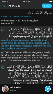 the quran in english iphone screenshot 2