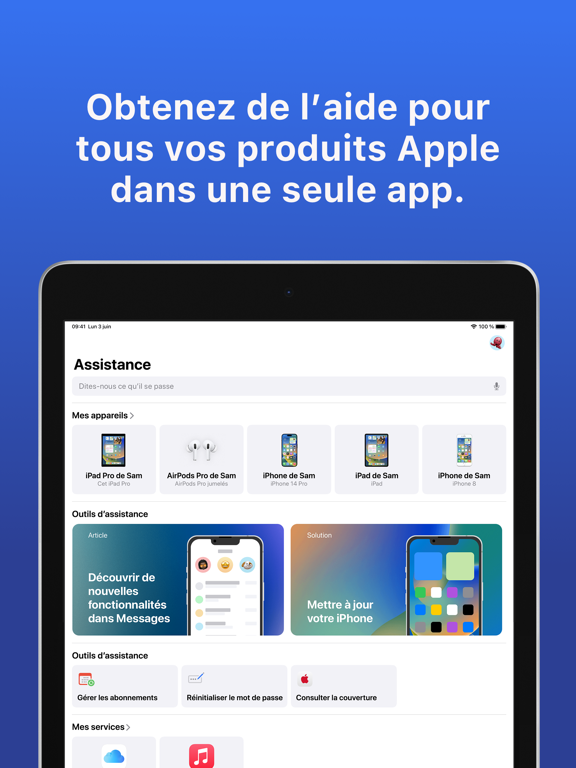 Screenshot #4 pour Assistance Apple