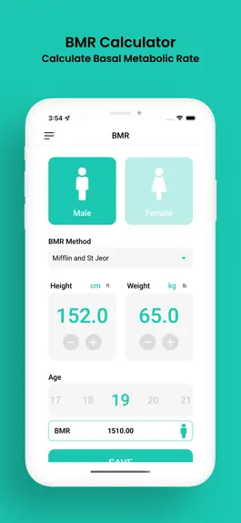 Game screenshot BMI Calculator - BMR Manager hack
