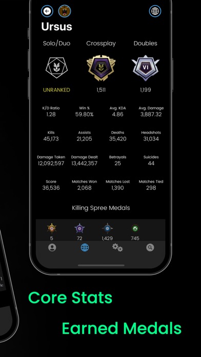 Infinite Spartan Stats Screenshot