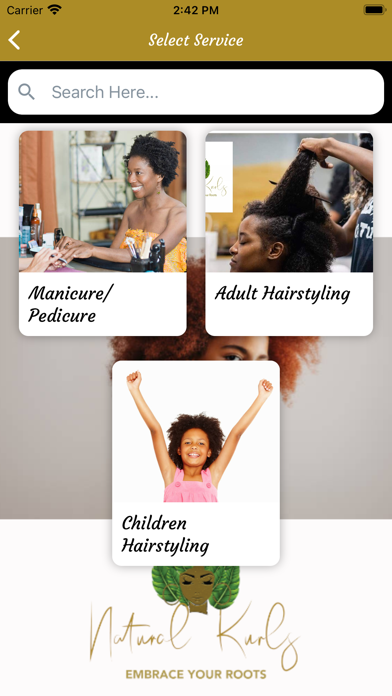 Natural Kurls Screenshot