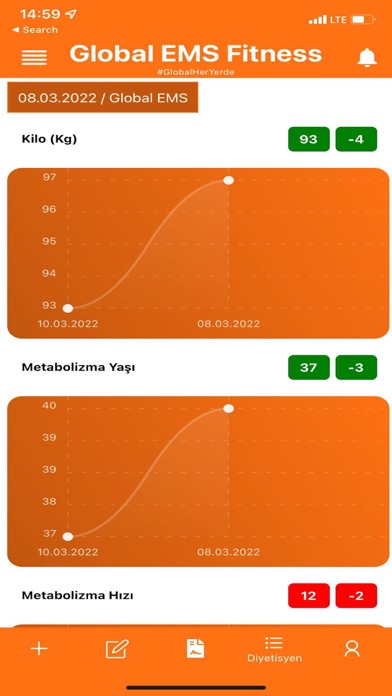 Global EMS Fitness Screenshot