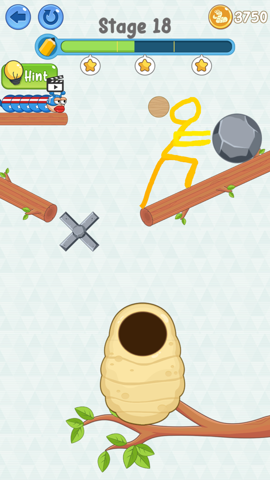 #4. Save The Worm (iOS) Podle: Loi Vo