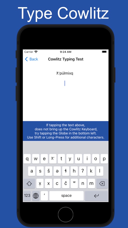 #4. Cowlitz Salish Keyboard (iOS) 由: The Language Conservancy, Inc.