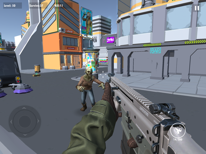 Gun BattleShooting Zombie